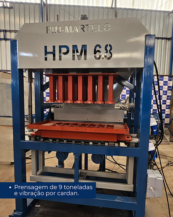 Máquina de bloco HPM 6.8 (2)
